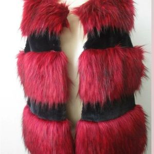 YSL Faux Fox Vest